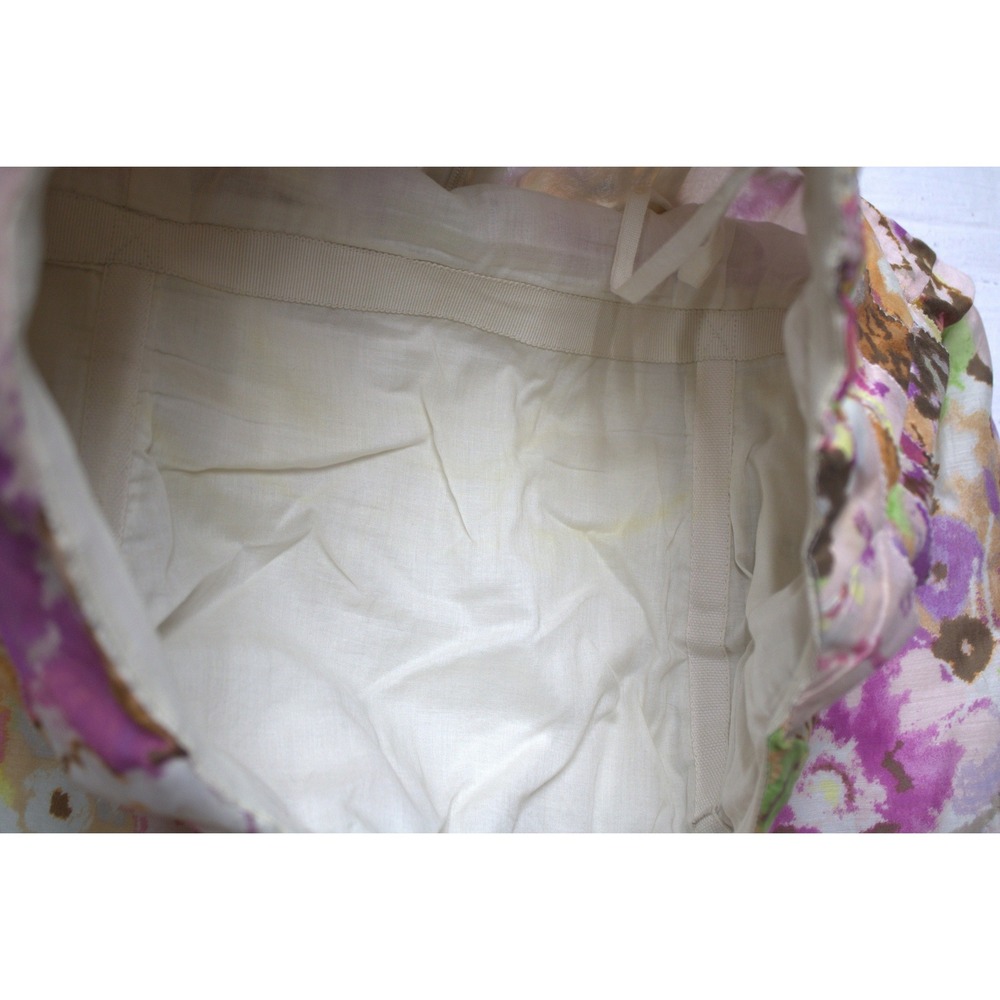 J.Crew Cotton Silk Floral Strapless Mini Dress Size 8 Wedding Guest Boho - Picture 7 of 9